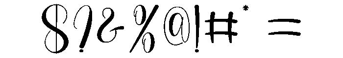 Spooky Hunting Font OTHER CHARS