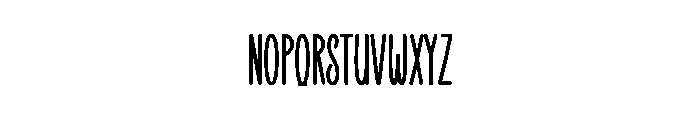 Spooky Memories Font LOWERCASE