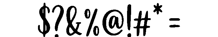 Spooky Monster Regular Font OTHER CHARS