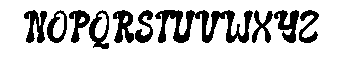 Spooky Naughty Font UPPERCASE