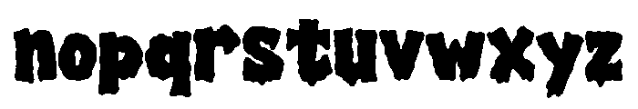 Spooky Nightmare Regular Font LOWERCASE