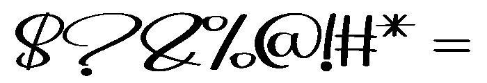 Spooky Nightside Font OTHER CHARS