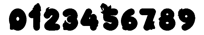 Spooky Puff Font OTHER CHARS