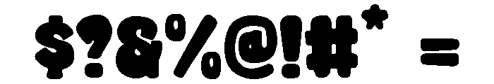 Spooky Retro Font OTHER CHARS