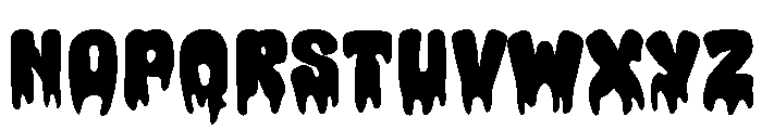 Spooky Retro Font LOWERCASE