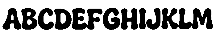 Spooky Scribble Font UPPERCASE