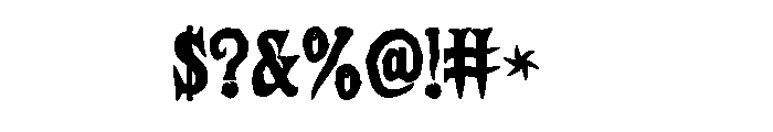 Spooky Season Font 1 Font OTHER CHARS