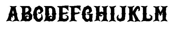 Spooky Season Font 1 Font UPPERCASE