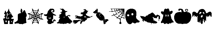Spooky Season Font 1 Font LOWERCASE