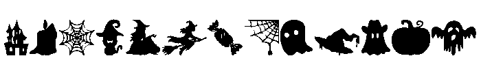 Spooky Season Font 2 Font LOWERCASE