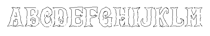 Spooky Season Font 3 Font UPPERCASE