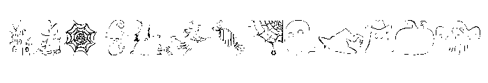 Spooky Season Font 3 Font LOWERCASE