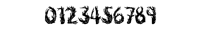 Spooky Trees By Squeeb  Regular Font OTHER CHARS