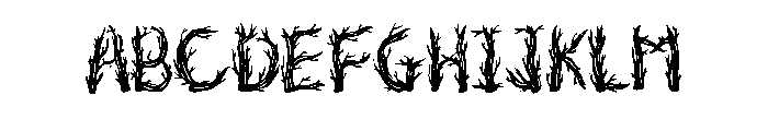 Spooky Trees By Squeeb  Regular FONT