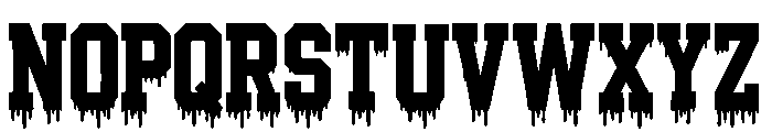 Spooky Varsity Font UPPERCASE