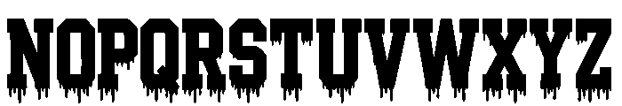 Spooky Varsity Font LOWERCASE