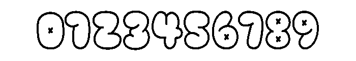 SpookyBubbleOutline Font OTHER CHARS