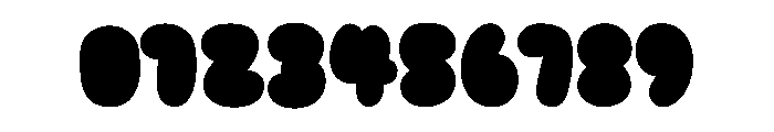SpookyBubbleSolid Font OTHER CHARS