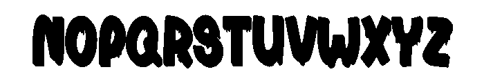 SpookyMarquee-1 Font UPPERCASE