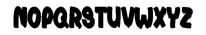 SpookyMarquee-2 Font LOWERCASE