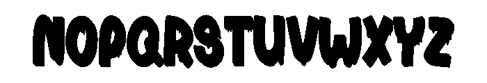 SpookyMarquee-3 Font LOWERCASE