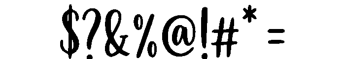 SpookyMonster-Regular Font OTHER CHARS