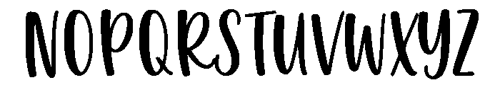 SpookyMonster-Regular Font UPPERCASE