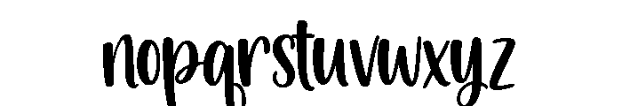 SpookyMonster-Regular Font LOWERCASE