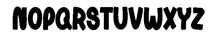 SpookyPatch-1 Font LOWERCASE