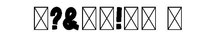 SpookyPatch-2 Font OTHER CHARS