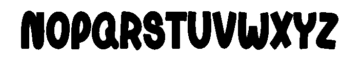 SpookyPatch-3 Font LOWERCASE