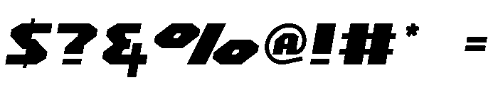 Sporaider Font OTHER CHARS
