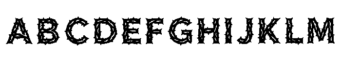Spore_dusted Regular Font UPPERCASE