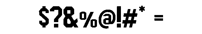 Sport Army Font OTHER CHARS