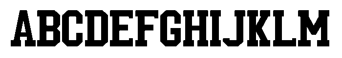 Sport Army Font UPPERCASE