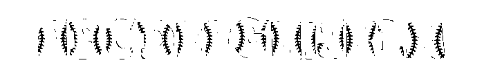 Sport Balls 1 Font UPPERCASE