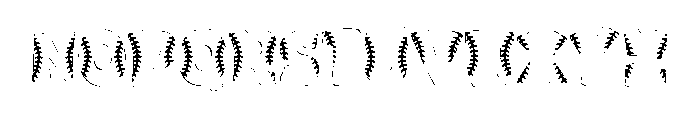 Sport Balls 1 Font UPPERCASE