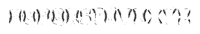 Sport Balls 1 Font LOWERCASE
