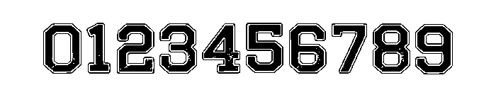 Sport Distressed Regular Font OTHER CHARS