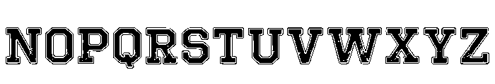 Sport Distressed Regular Font LOWERCASE