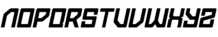 Sport Future Italic Font UPPERCASE