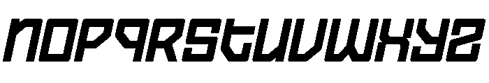Sport Future Italic Font LOWERCASE