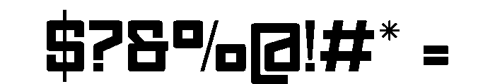Sport Future Regular Font OTHER CHARS