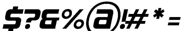 Sport Ligema Italic Font OTHER CHARS