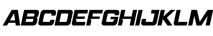 Sport Ligema Italic Font UPPERCASE