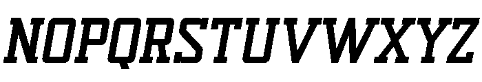 Sport Machine Bold Italic Font UPPERCASE