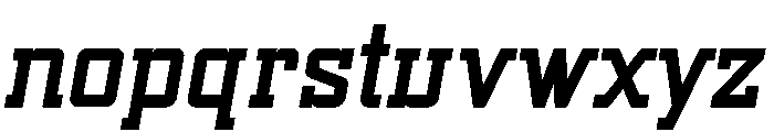 Sport Machine Bold Italic Font LOWERCASE