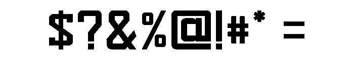Sport Machine Bold Font OTHER CHARS
