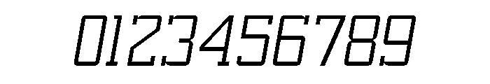 Sport Machine Extra-light Italic Font OTHER CHARS