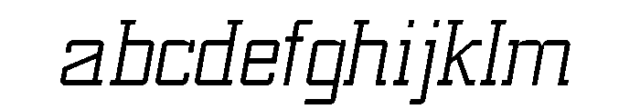 Sport Machine Extra-light Italic FONT